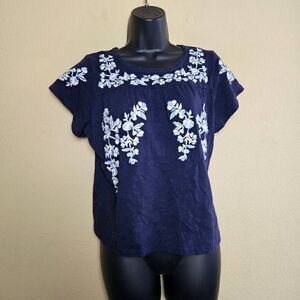 Dip Embroidered Blouse   